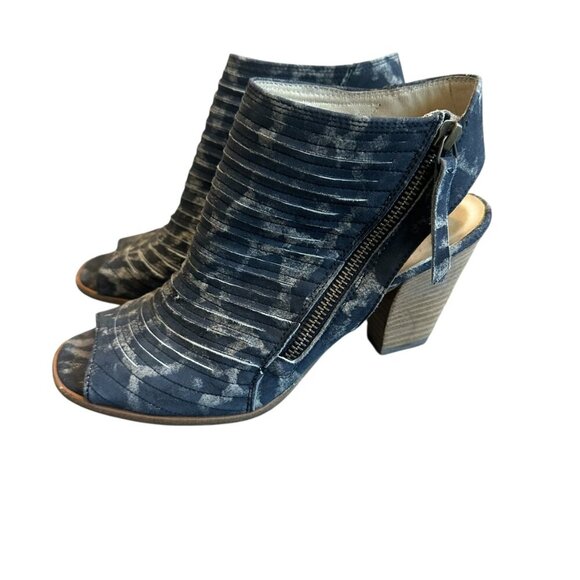 Paul Green Cayanne Peep Toe Sandals Ankle Booties w/ Heels Size Size 7.5 Women's - Picture 5 of 12